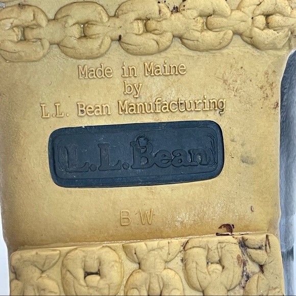 LL Bean Black Duck Boots Low Side Waterproof Size 6 - Picture 14 of 14